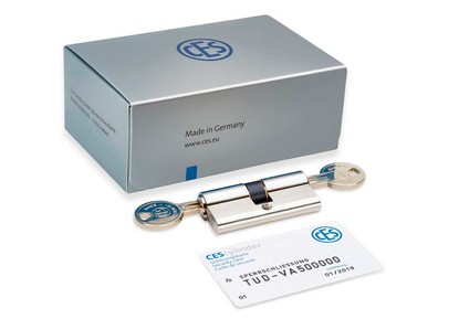 CES-Sicherheitszylinder mit Sicherungskarte in Premiumverpackung CES-Sicherheitszylinder Premiumverpackung Sicherungskarte